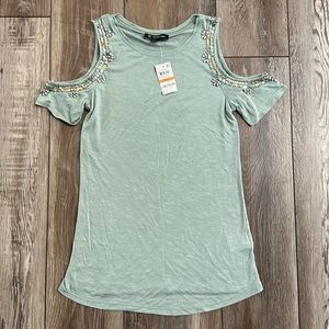 NWT INC Mint Green Shirt